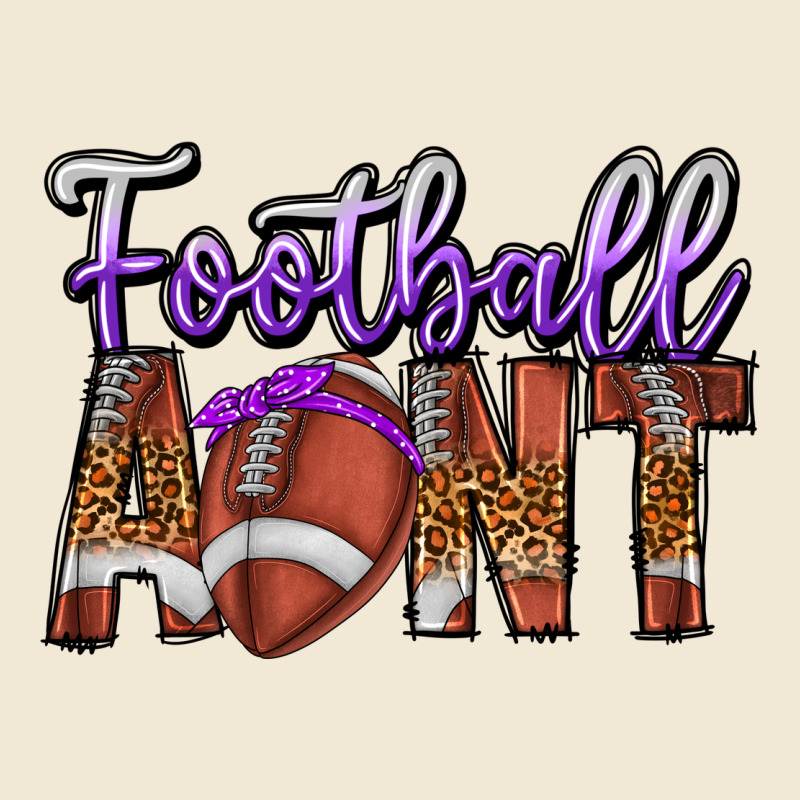 Football Aunt Premium Tee by CowhideDigitalArt | Teevron