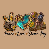 Peace Love Duroc Pig Vintage Tee | Teevron