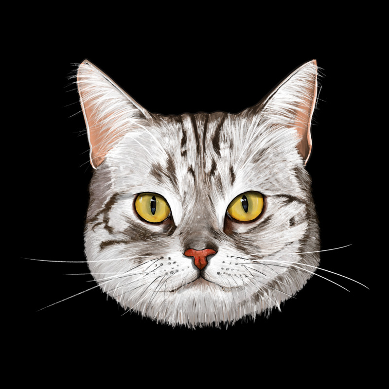 American Shorthair Cat Face Ladies Tee by LillyAllenDesigns | Teevron