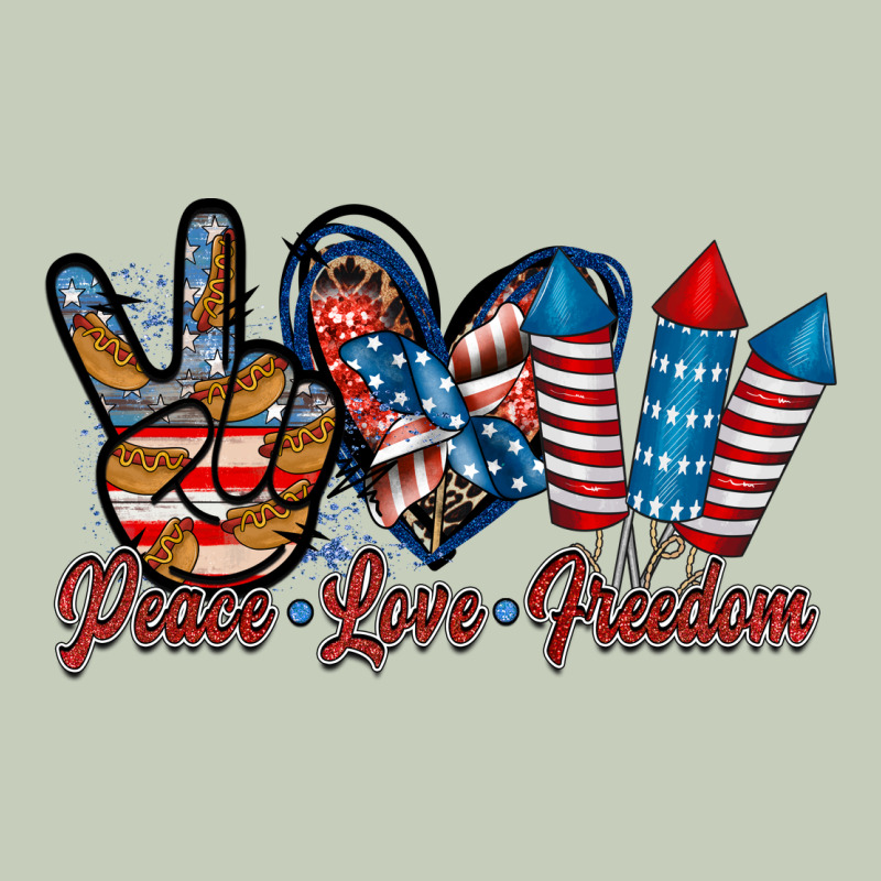 Peace Love Freedom Ladies Tee by RacoonDesign | Teevron