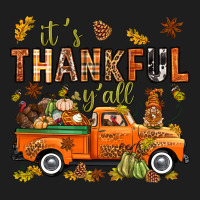 It's Thankful Y'all With Truck Bbs Classic Tee | Teevron