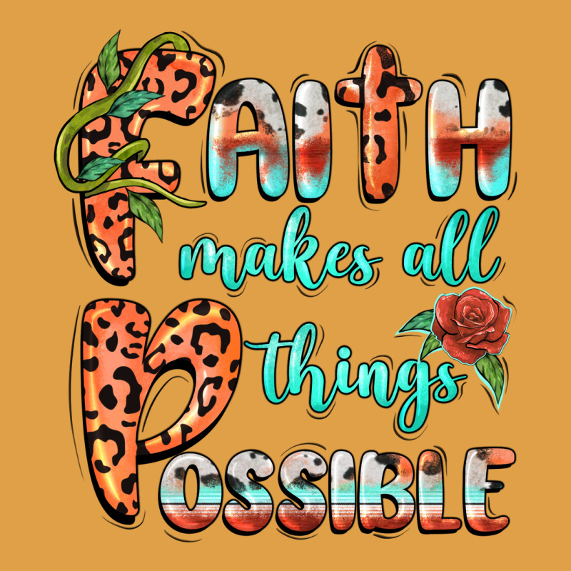 Faith Makes All Things Possible Premium Hoodie by BarkalooDesign | Teevron