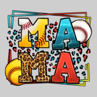 Leopard Softball And Baseball Mama Mother's Day Premium Tee | Teevron