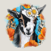 Daisy Goat With Background Heavy Core Tee | Teevron