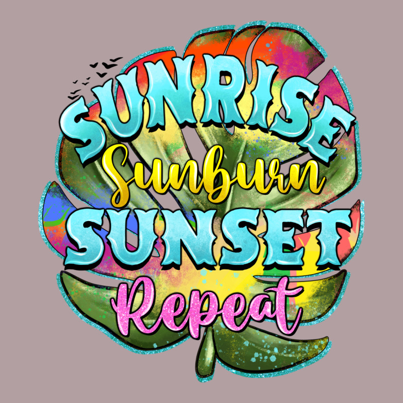 Sunrise Sunburn Sunset Repeat Vintage Hoodie by BarkalooDesign | Teevron