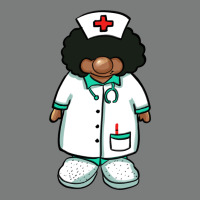 African Nurse Gnome Afro Hair Premium Hoodie | Teevron