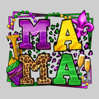 Mardi Gras Leopard Frame Mama Mother's Day Premium Tee | Teevron