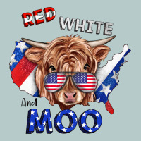 Red White And Moo Cow Heavy Core Tee | Teevron