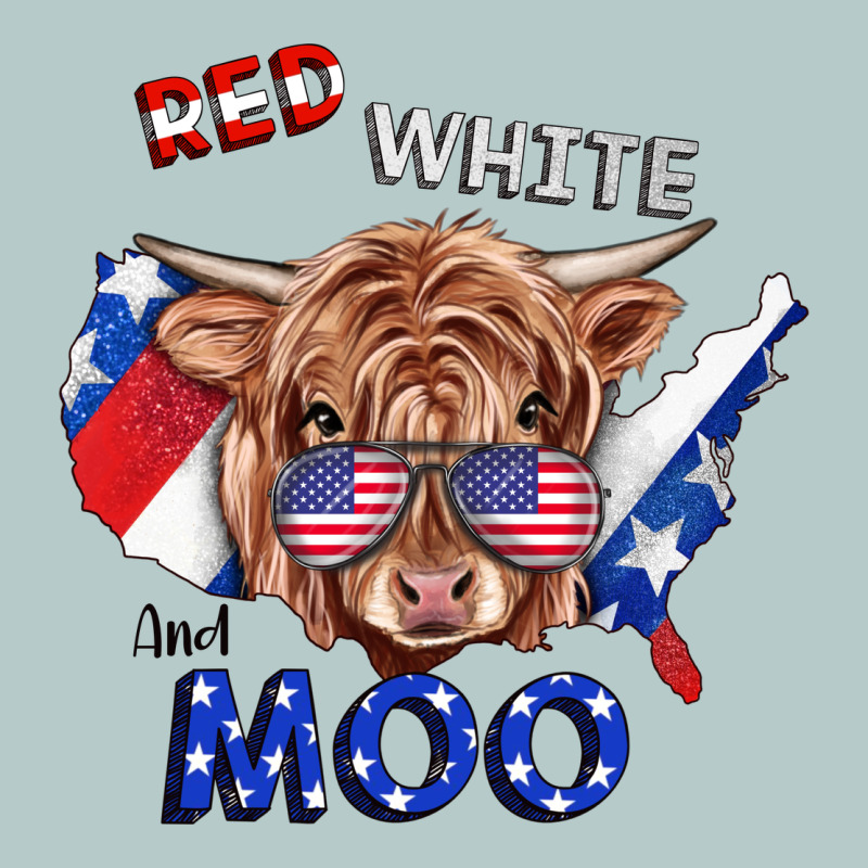 Red White And Moo Cow Heavy Core Tee by RanaPortraitStore | Teevron