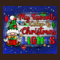 My Favorite Color Is Christmas Lights Heavy Core Tee | Teevron