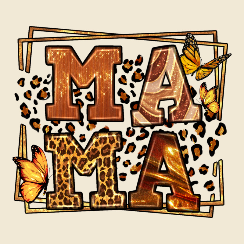 Melanin Leopard Frame Mama Mother's Day Premium Tee by LillyAllenDesigns | Teevron