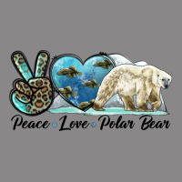 Peace Love Polar Bear Vintage Tee | Teevron