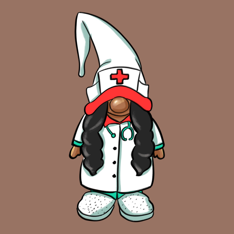 African American Nurse Gnome Premium Hoodie by BarkalooDesign | Teevron