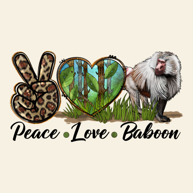 Leopard Peace Love Baboon Vintage Tee by LillyAllenDesigns | Teevron