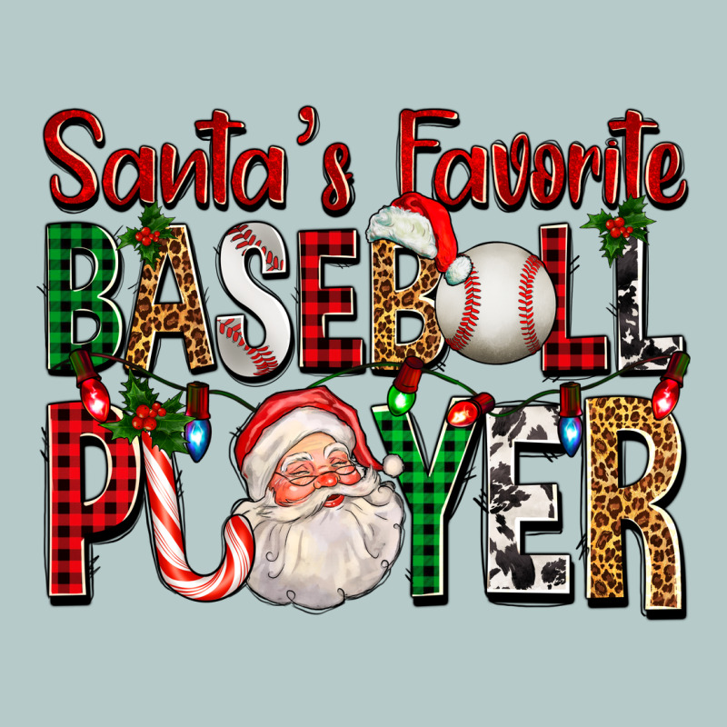 Santa's Favorite Baseball Player For Christmas Heavy Core Tee by FaDigitalArtStudio | Teevron