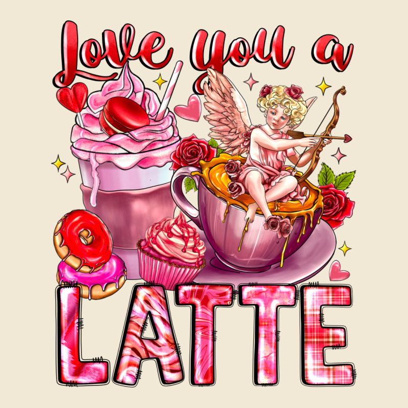 Love You Latte Valentine Cupid Premium Tee by CowhideDigitalArt | Teevron