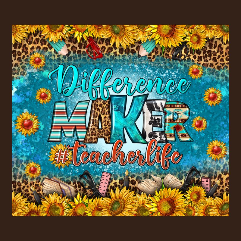 Difference Maker Teacher Life Tumbler Heavy Core Tee by BundleAndBundleShop | Teevron