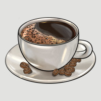 Coffee  Americano Classic Tee | Teevron