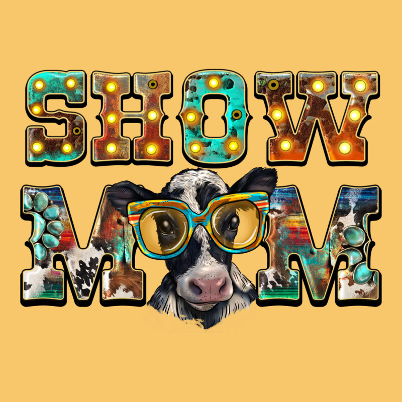 Show Mom Baby Cow Vintage Hoodie by BarkalooDesign | Teevron