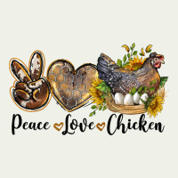Peace Love Chicken Urban Heavy Tee | Teevron