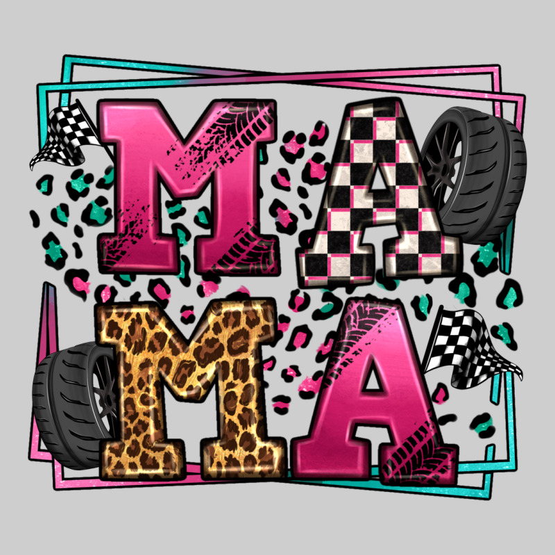 Racing Leopard Frame Mama Mother's Day Premium Tee by LillyAllenDesigns | Teevron