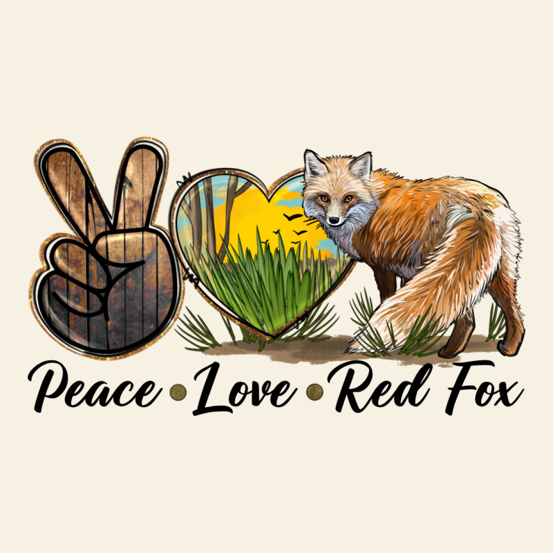 Peace Love Red Fox Vintage Tee by LillyAllenDesigns | Teevron