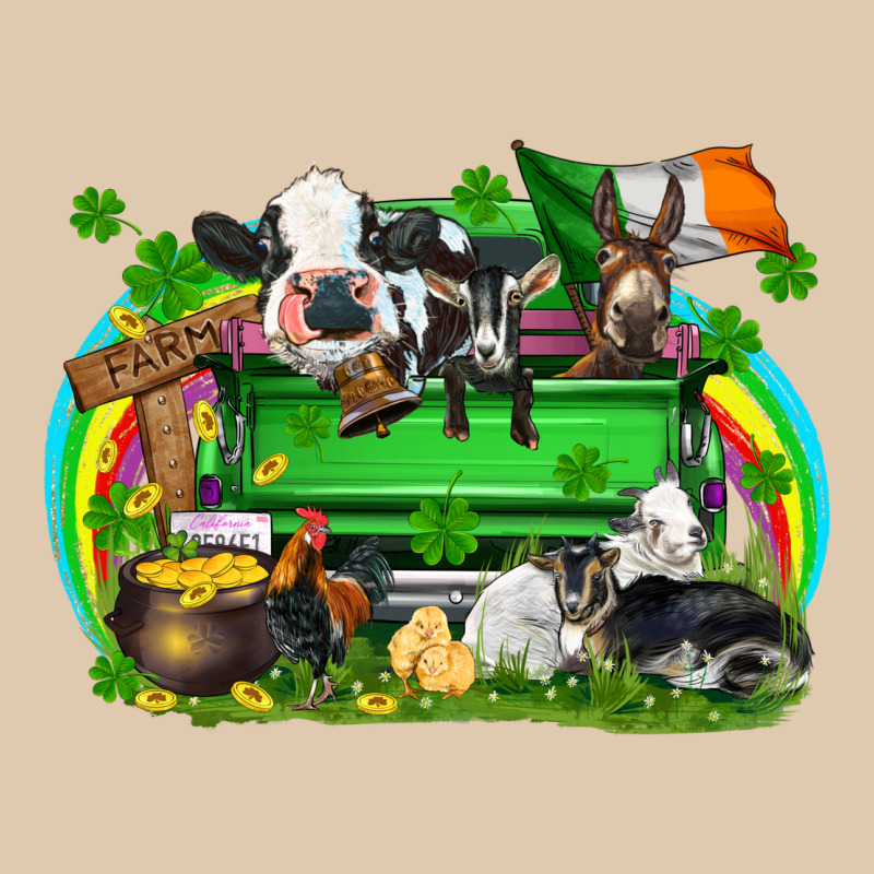 St. Patrick's Day Farm Animal Truck Classic Tee by FaDigitalArtStudio | Teevron