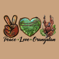 Peace Love Orangutan Vintage Tee | Teevron
