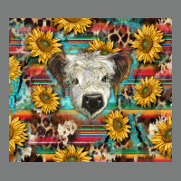White Scottish Calf And Sunflowers Premium Hoodie | Teevron