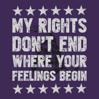 My Rights Don't End Where Your Feelings Begin Premium Hoodie | Teevron