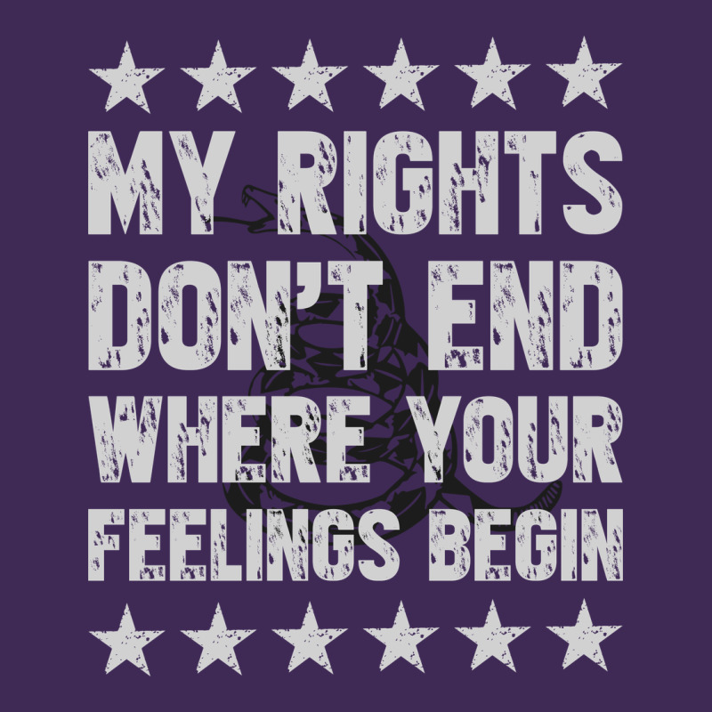 My Rights Don't End Where Your Feelings Begin Premium Hoodie by artisFamous | Teevron