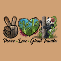 Peace Love Giant Panda Vintage Tee | Teevron