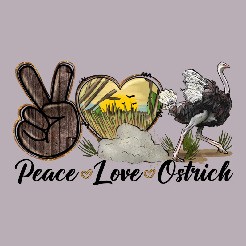 Peace Love Ostrich Vintage Tee by LillyAllenDesigns | Teevron