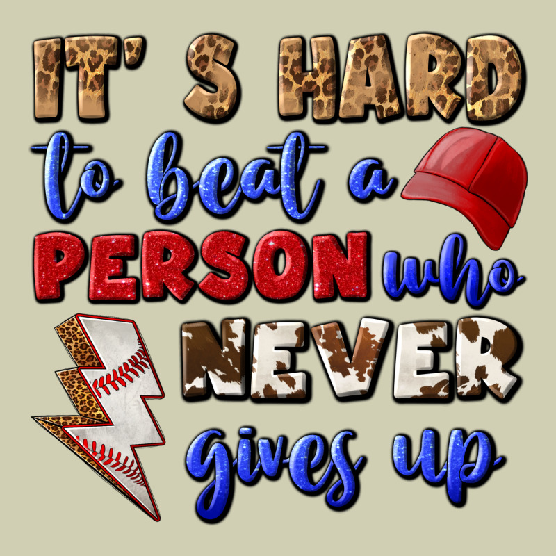 It's Hard To Beat A Person Who Never Gives Up Heavy Core Tee by BundleAndBundleShop | Teevron