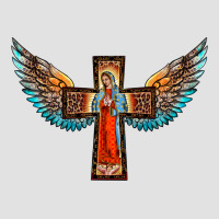 Our Lady Of Guadalupe Cross With Wings Premium Hoodie | Teevron