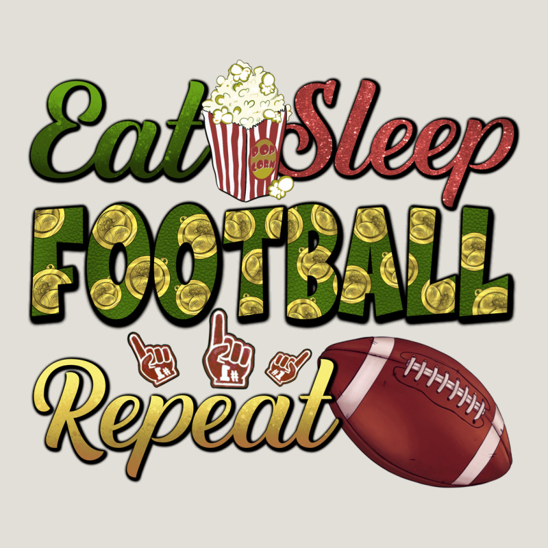 Eat Sleep Football Repeat Heavy Core Tee by BundleAndBundleShop | Teevron