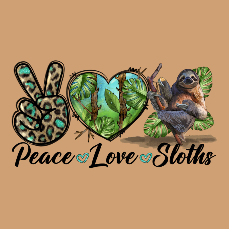 Peace Love Sloths Vintage Tee by LillyAllenDesigns | Teevron