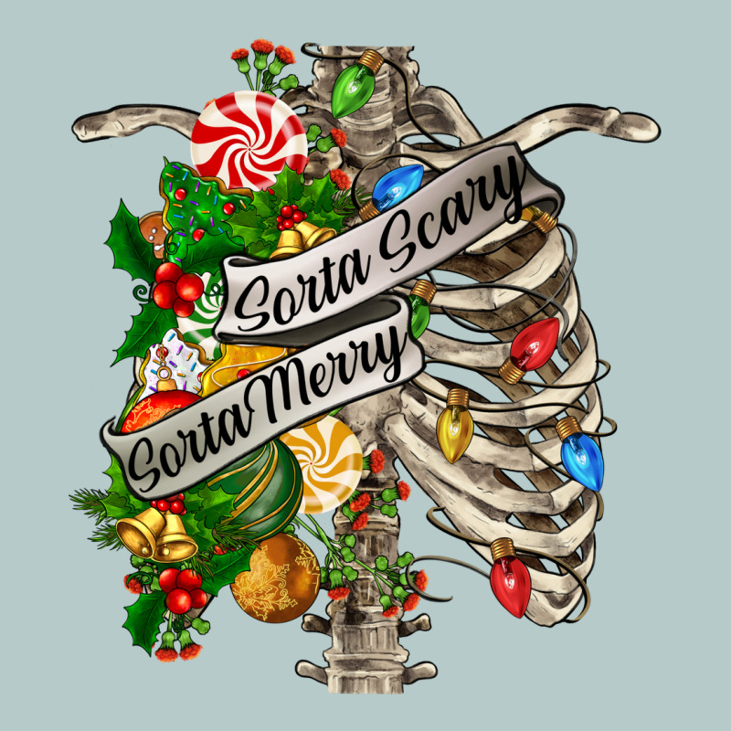 Sorta Merry Sorta Scary Chest Heavy Core Tee by FaDigitalArtStudio | Teevron