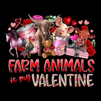Farm Animals Is My Valentine Ladies Tee | Teevron