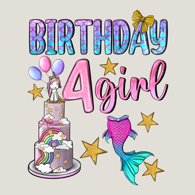 Birthday Girl 4 Heavy Core Tee by BundleAndBundleShop | Teevron