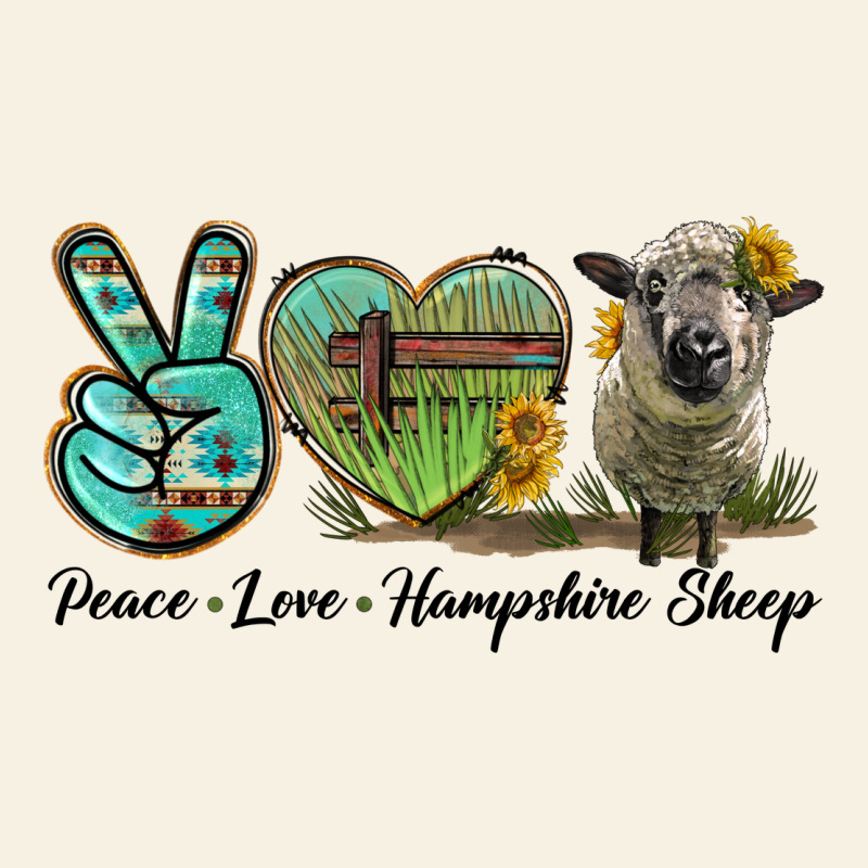 Peace Love Hampshire Sheep Vintage Tee by LillyAllenDesigns | Teevron