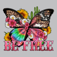 Be Free With Butterfly And Cactus Flowers Long Sleeve Tee | Teevron