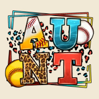 Baseball And Softball Aunt Leopard Frame Premium Tee | Teevron