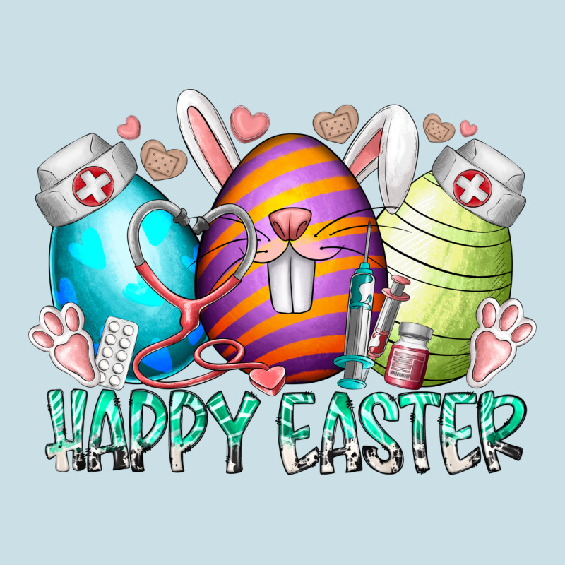 Happy Easter Day Eggs Nurse Ladies Tee by RacoonDesign | Teevron