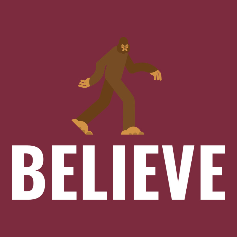 Believe Bigfoot White Premium Hoodie by artisFamous | Teevron