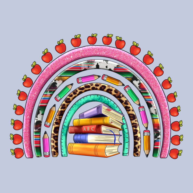 Teacher Pen Apple Books Rainbow Long Sleeve Tee by Artiststas | Teevron