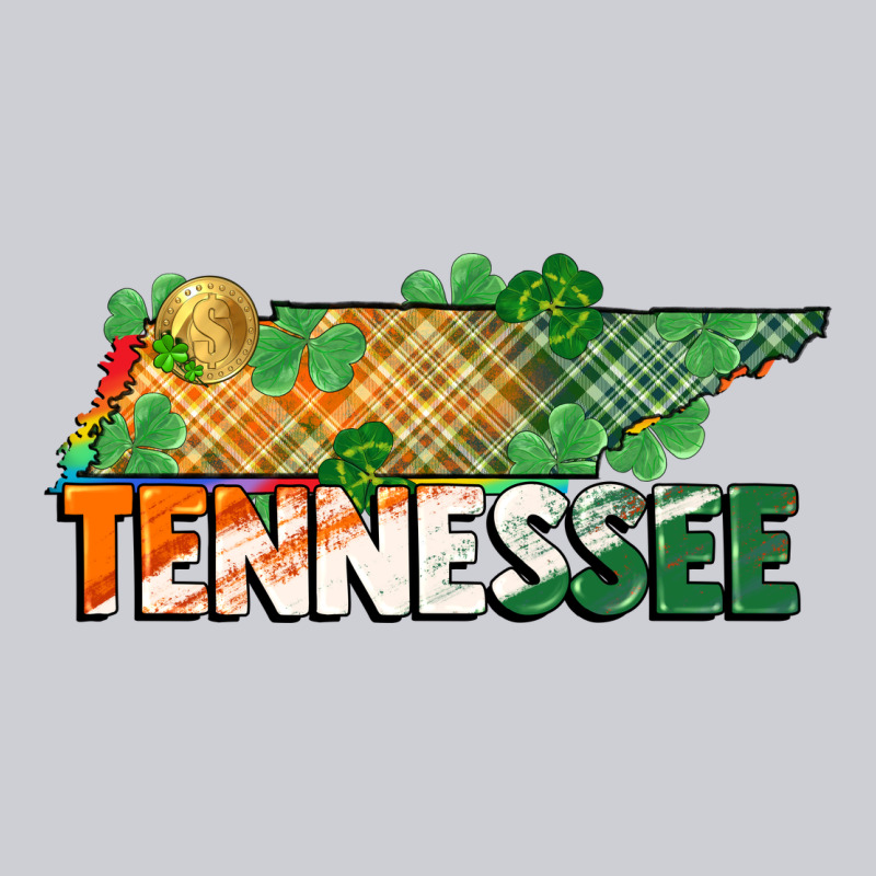 Tennessee Map St Patricks Day Classic Tee by FaDigitalArtStudio | Teevron