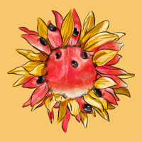 Watermelon Sunflower Vintage Hoodie | Teevron