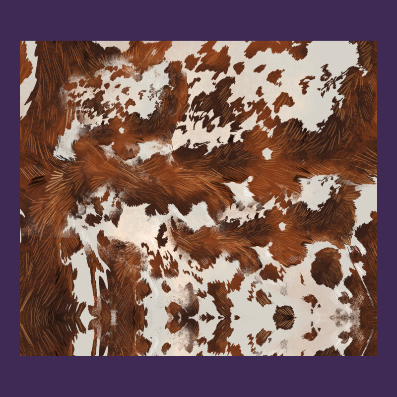 Brown Cowhide Premium Hoodie by BarkalooDesign | Teevron