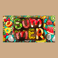 Summer With Fruits License Plate Vintage Hoodie | Teevron